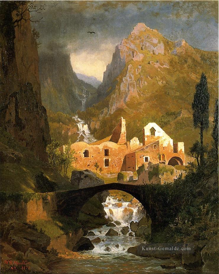 Valle dei Molini Amalfi Szenerie Luminism William Stanley Haseltine Ölgemälde